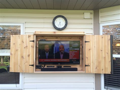 outdoor tv enclosure plans